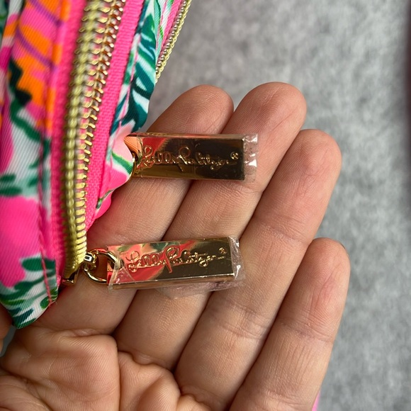 Lilly Pulitzer Run Around Crossbody Waist Belt Bag Soleil Pink Perfect Poppy New - Picture 12 of 17